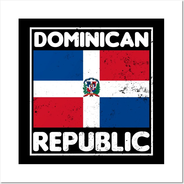 Dominican Republic Shirt | Patriotic Pride Flag Gift Wall Art by Gawkclothing